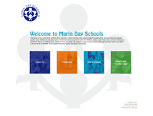 Tablet Screenshot of marindayschools.org